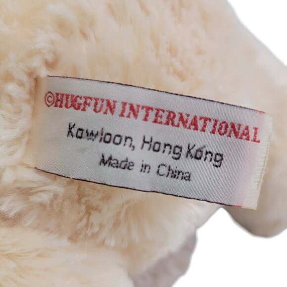 Hugfun International Soft Floppy Ears Dog Plush Aiden Wearing Scarf and Hat - Picture 2 of 15